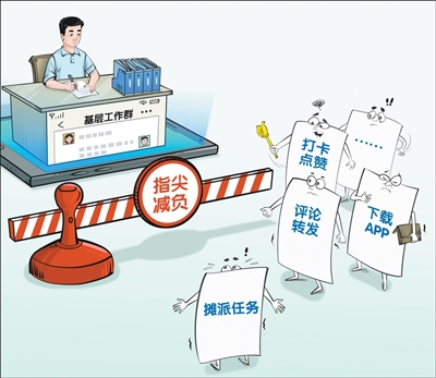 乾富策略 无关工作的线上打卡，岂能转发给社区干部？（干部状态新观察·为基层减负赋能）